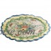 French Country Floral Accent Rug, Blue   